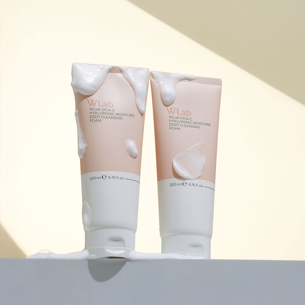 시카씨 히알루론산 모이스처 대용량 클렌징 폼/저자극 200ml, 3개 - 상세 이미지 3