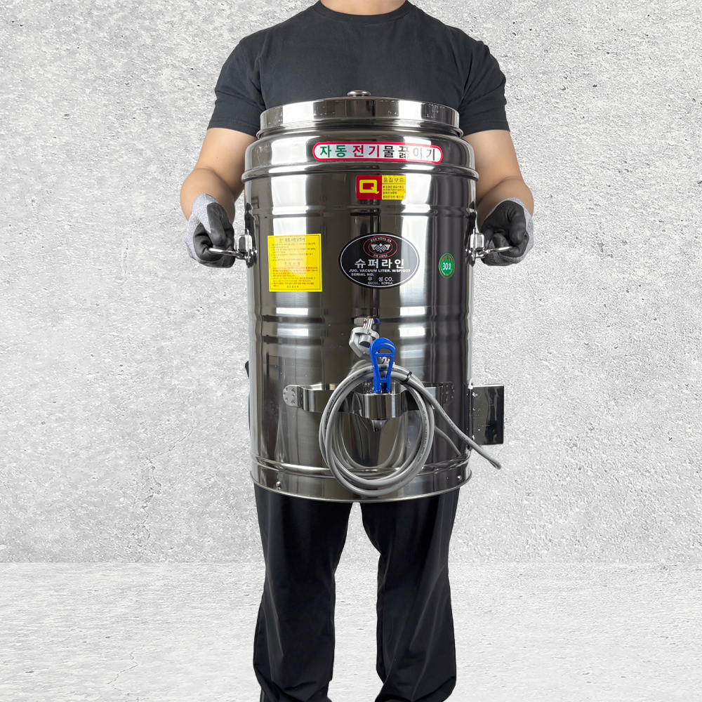 우성금속 업소용 전기 물끓이기 30호 스텐 온수통