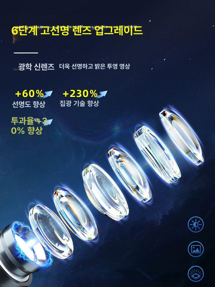 동적 물결 모양 LED 프로젝터 간접조명 분위기 원격 제어 방수 무드등 40와트 비방수 리모컨 없음 - 상세 이미지 5