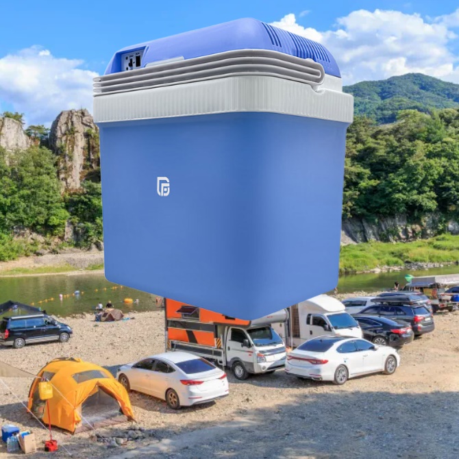 차량용 아이스박스 시거잭 전기차 냉장고 테슬라 냉장고