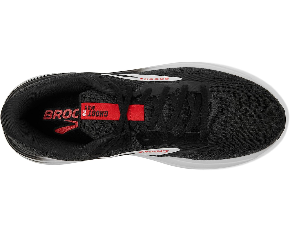 브룩스 Ghost Max 2 남성 런닝화 운동화 Black/White/Fiery Red - 상세 이미지 3