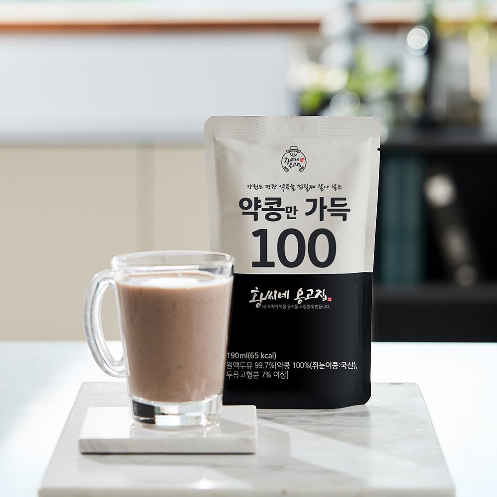 약콩만가득100 약콩두유 국산콩 임산부두유 저당두유 2박스