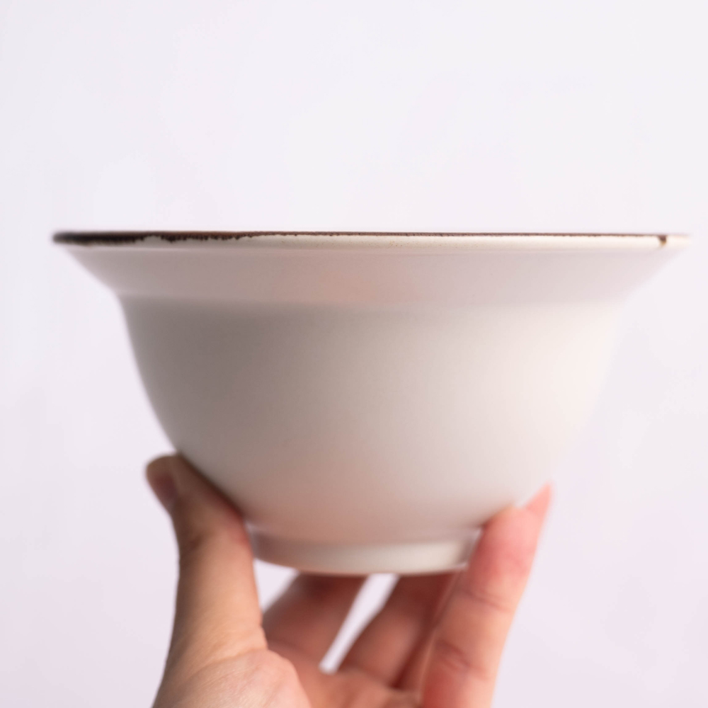 하루면기 나다움 라면 그릇 라면기 우동 덮밥 국수 포근아이보리 (무광)