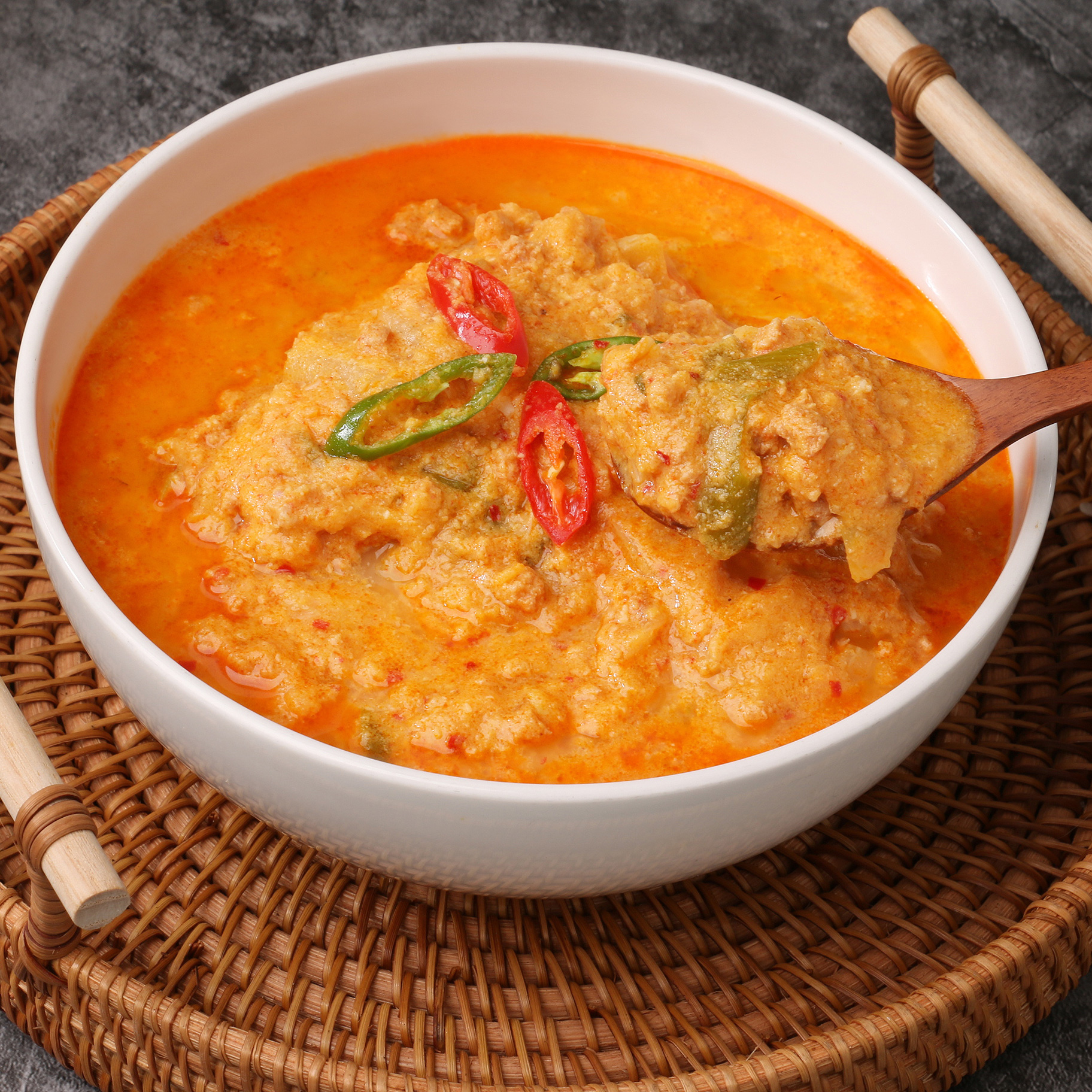 [금강수림] 캠핑용 국산 장단콩비지찌개 1kg/국내산 한돈,김치 /밀키트 간편식 택배 - 상세 이미지 2