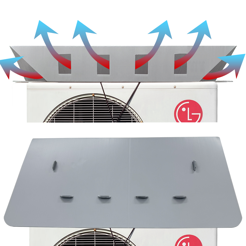 에어컨 실외기 커버 열차단 절전 가림막 덮개 햇빛 가리개 국내 특허상품
