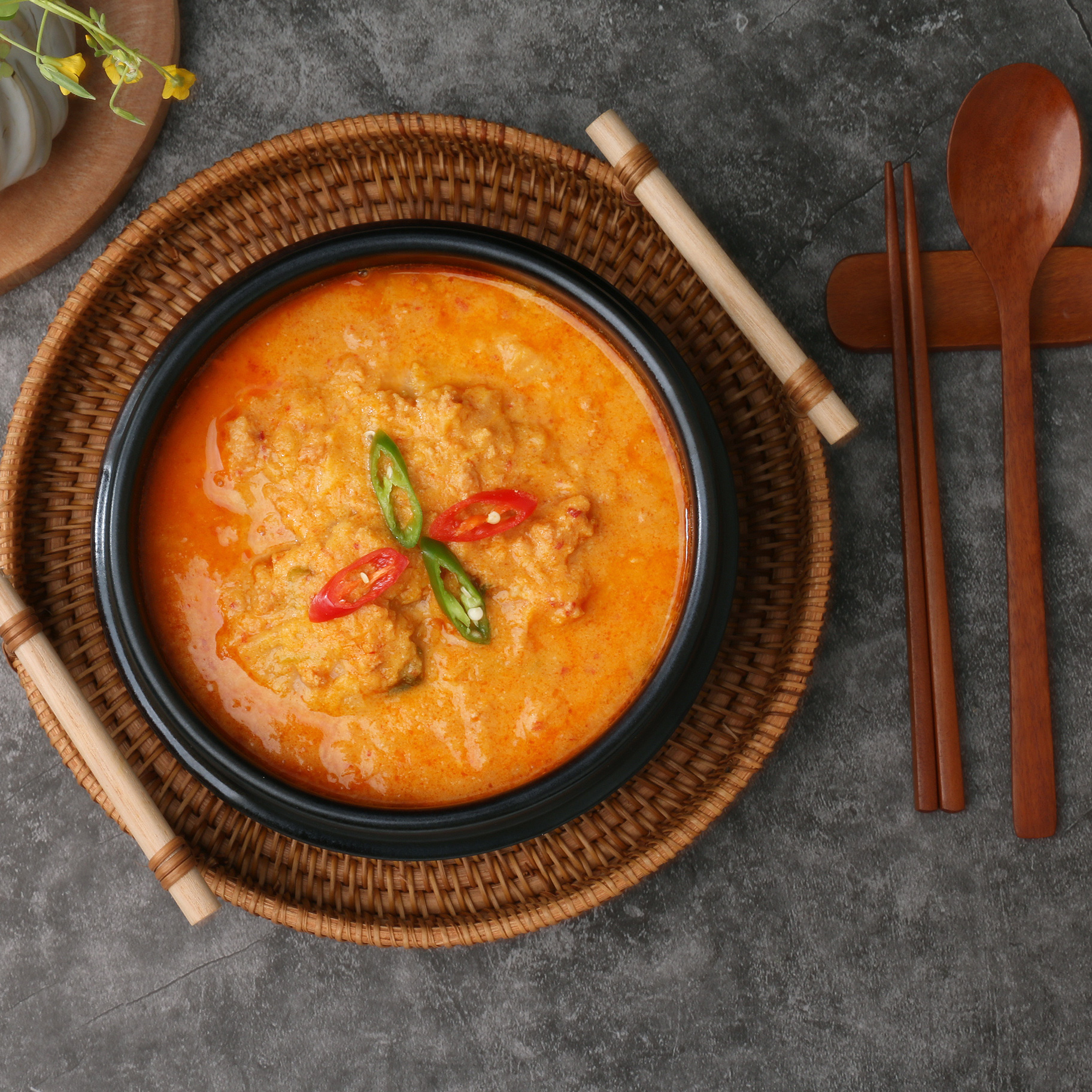[금강수림] 캠핑용 국산 장단콩비지찌개 1kg/국내산 한돈,김치 /밀키트 간편식 택배 - 상품 이미지