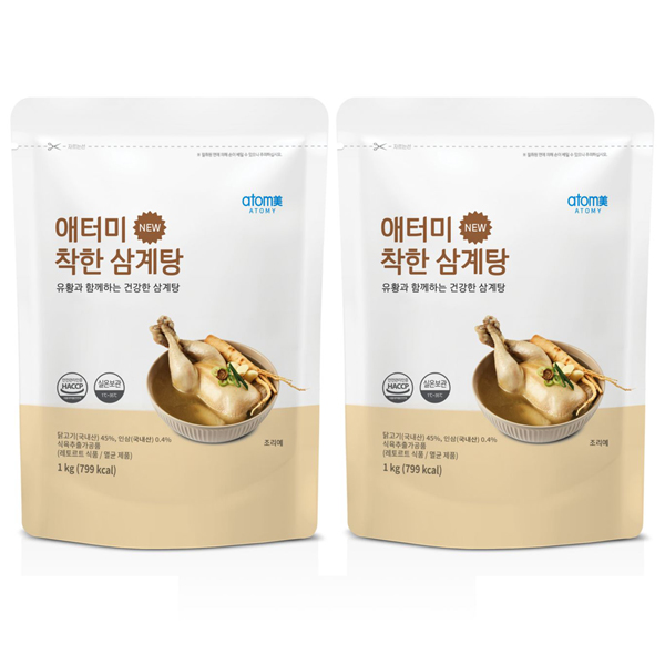 애터미 착한 삼계탕 2kg 인삼 식이유황 국내산 원료 : maximall