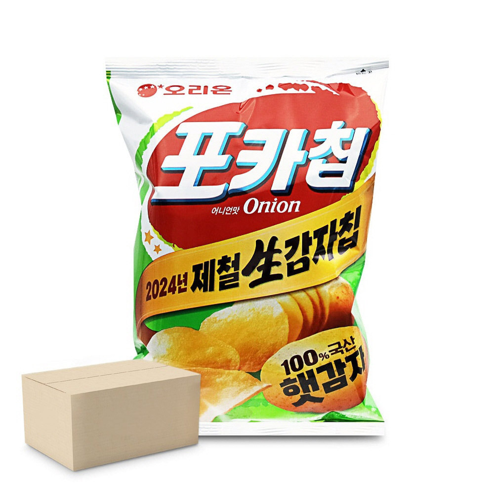 오리온 포카칩 어니언맛 66gX20개 과자 봉지 미니 스넥 : 브이온스토어