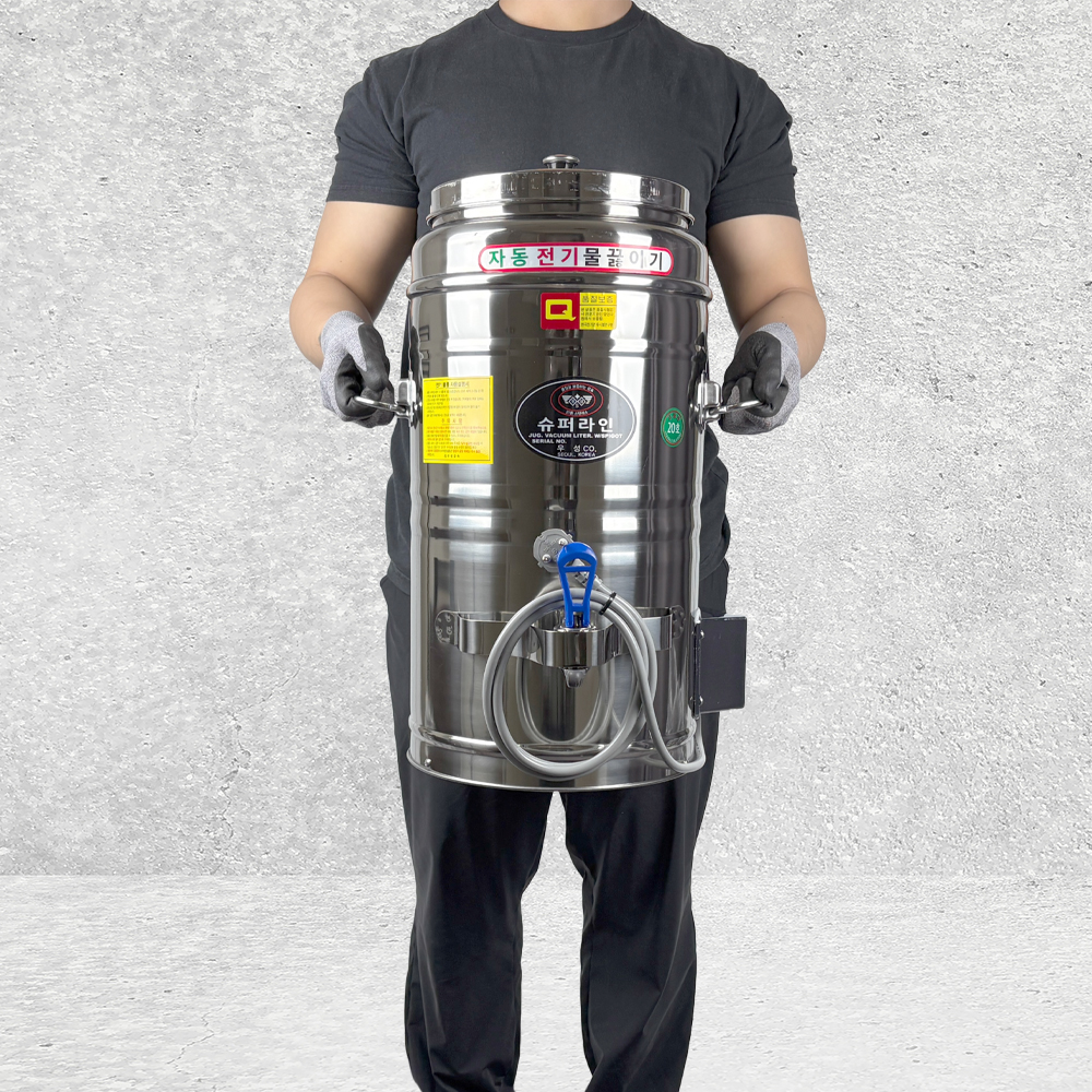 우성금속 업소용 전기 물끓이기 20호 스텐 온수통