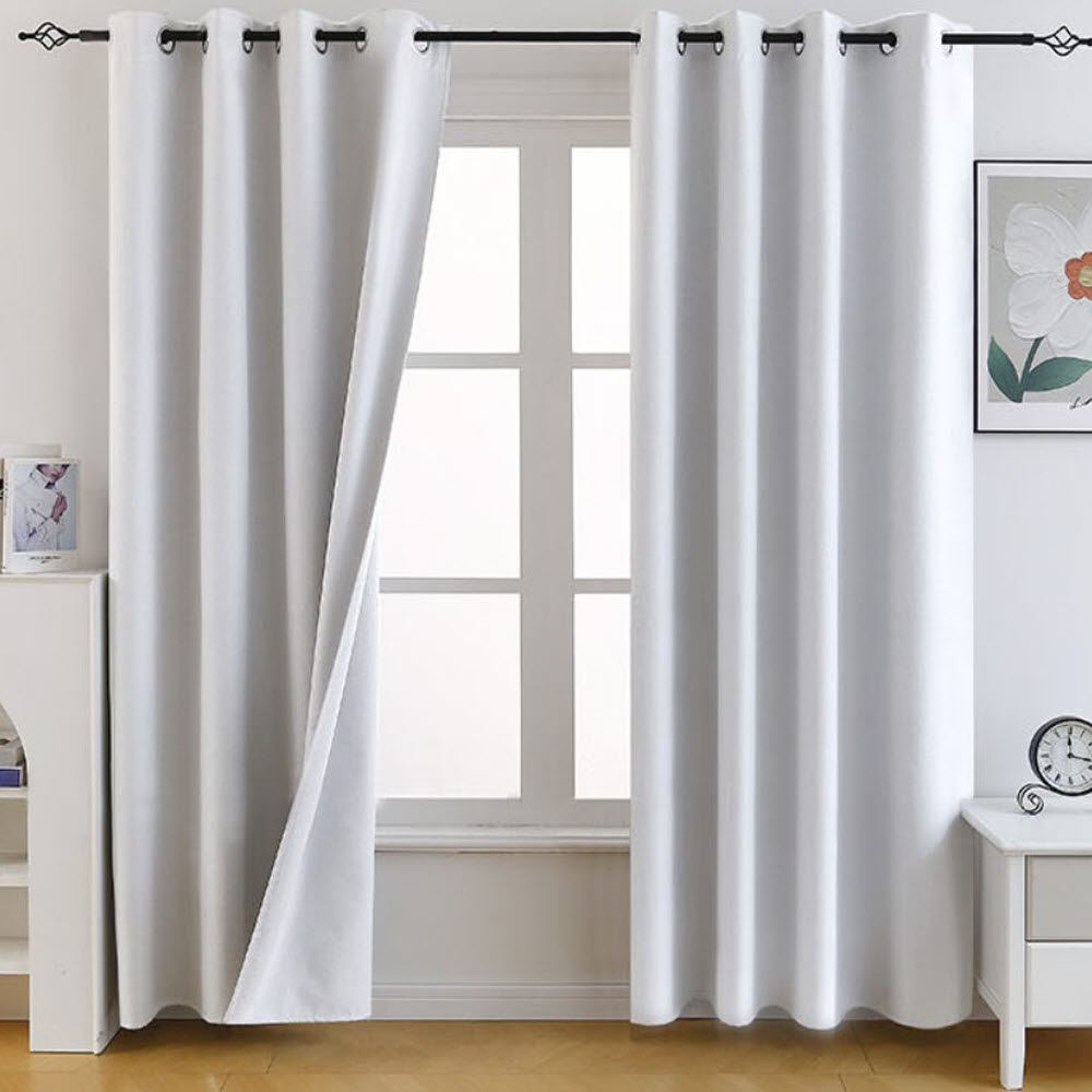 암막커튼 볼륨 안방 드레스룸 커텐 아기방 원톤 도톰 쉬폰 거실 131x160