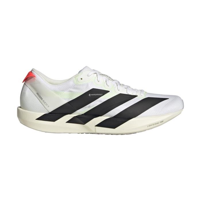 아디다스 아디제로 아디오스 9 러닝화 FTWR WHITE / CORE BLACK SILVER METALLIC : 유기농하우스