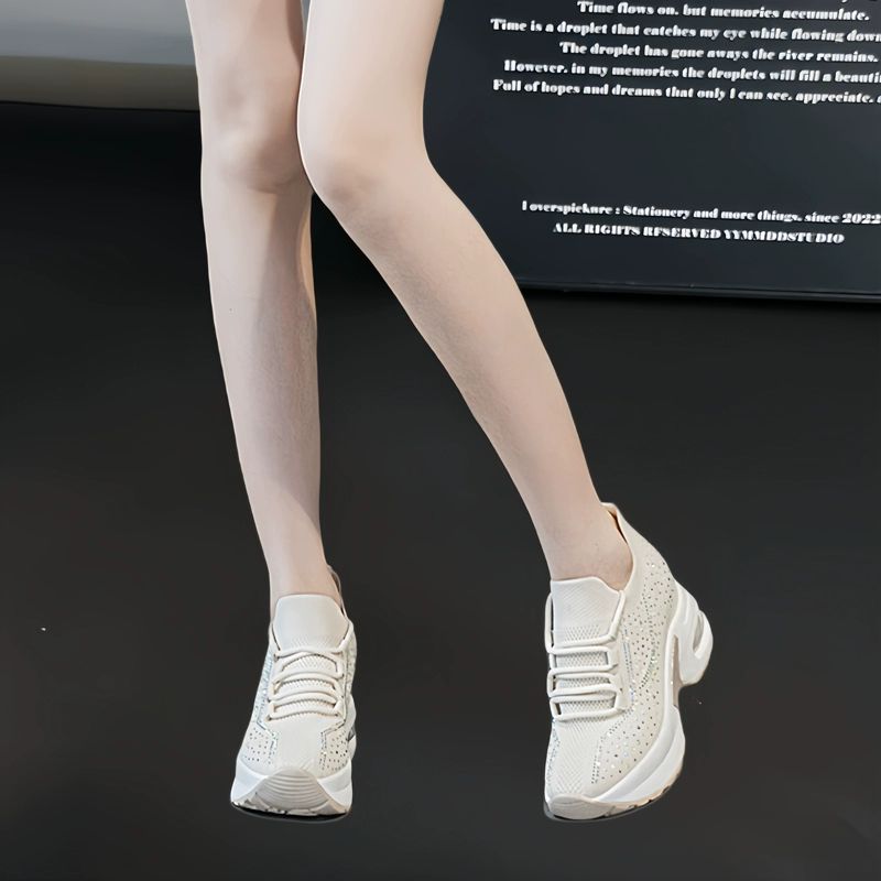 굽높은 8cm 운동화 콘서트 스탠딩화 신발 연예인패션 - 상세 이미지 4