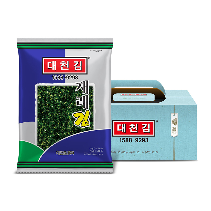 대천김 전장김 재래김 10봉 - 상품 이미지