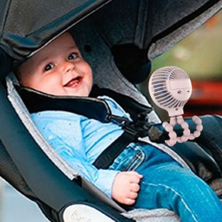 탁상용 침대선풍기 휴대용 거치대 저소음 손 유모차 무선선풍기