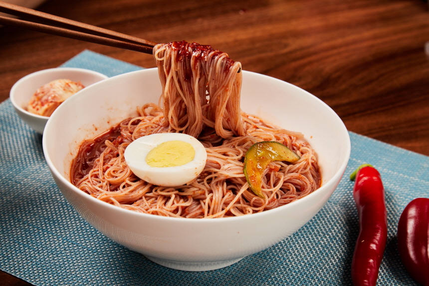 밀대신 쌀과 전분 소금으로 만든 냉면, 500g, 4개 - 상세 이미지 3