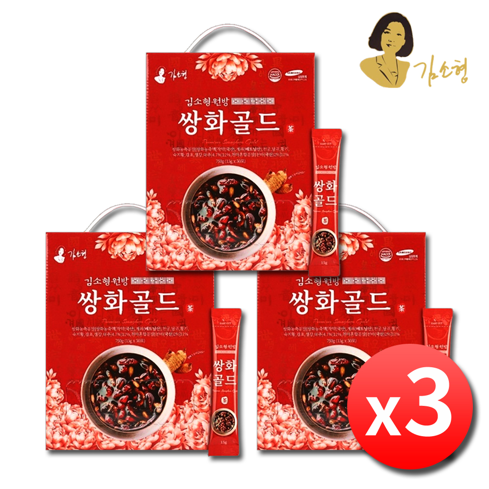 김소형 쌍화차 분말 스틱 쌍화골드 전통 한방차 3박스
