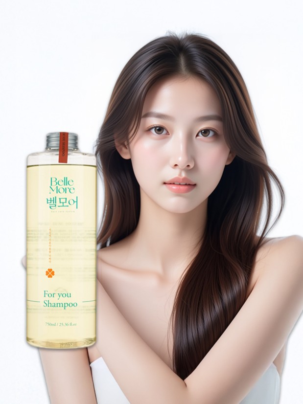 미용실 1픽 약산성 무실리콘 벨모어 포유 샴푸 단백질 저자극 대용량 볼륨 시트러스프루티우드, 750ml, 1개 - 상품 이미지