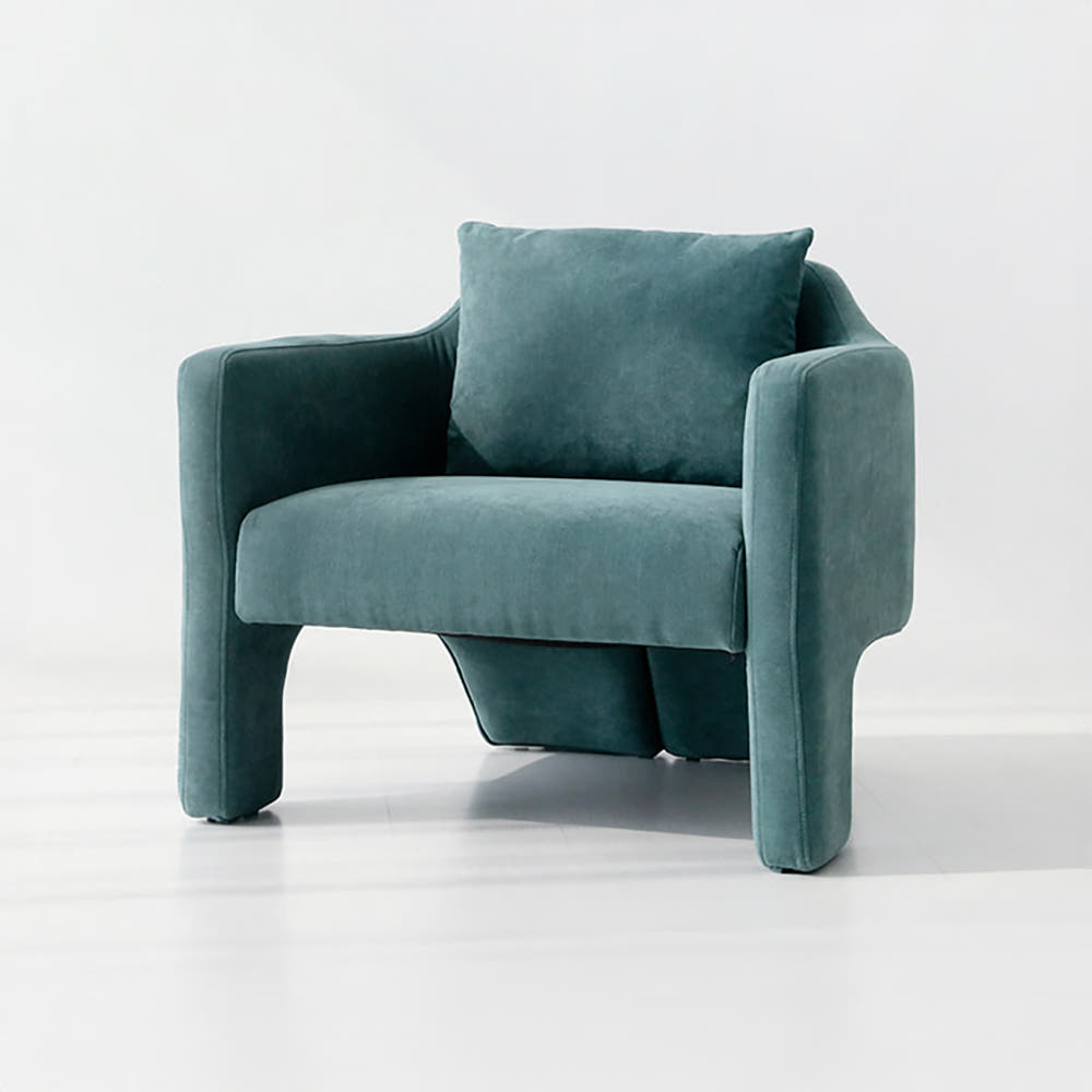 니스코 1인 소파 F700 스툴미포함, 그린 2868.8390, 1인용