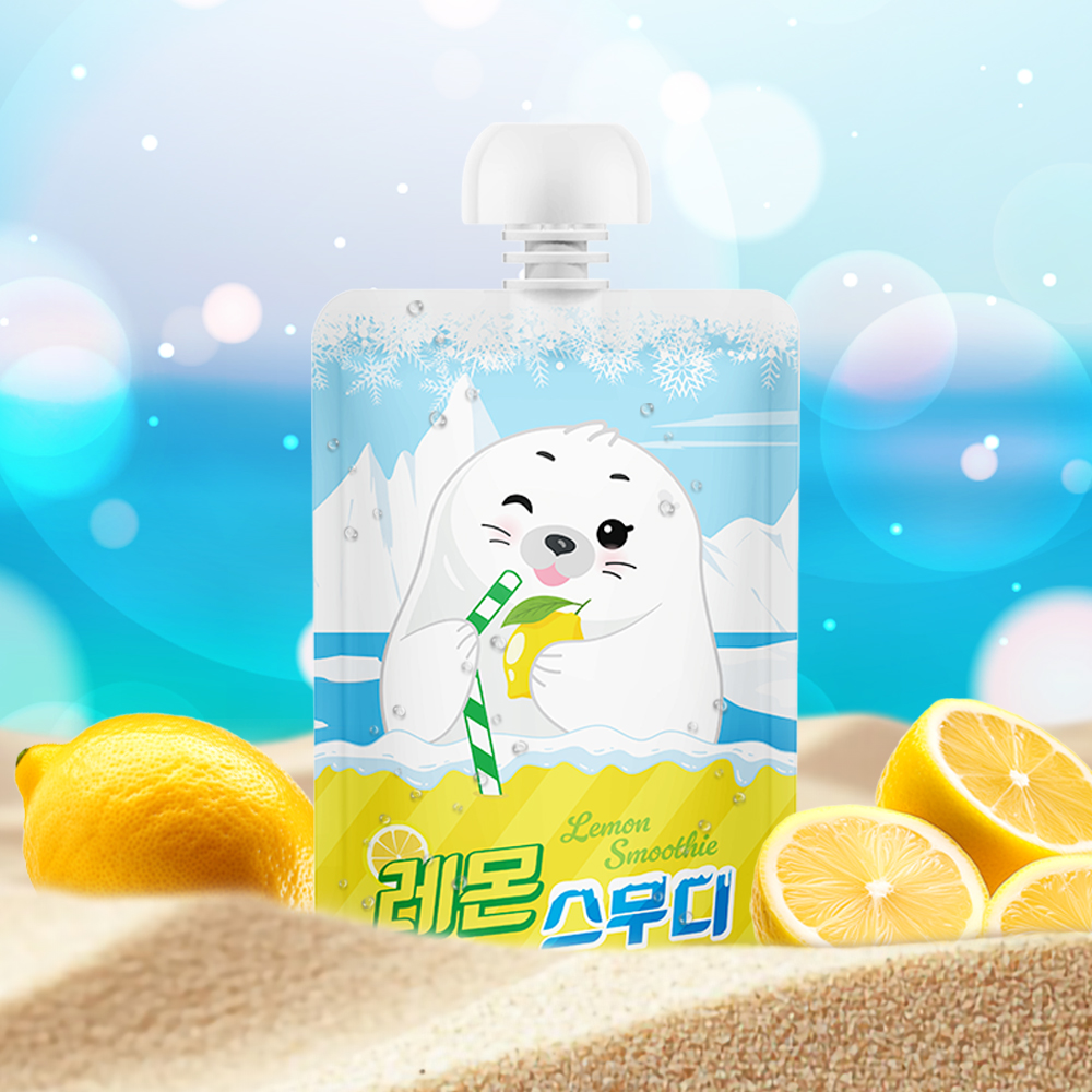 얼려먹는 과일 스무디 음료 아기주스 어린이음료 레몬맛, 100ml, 30개 - 메인 이미지
