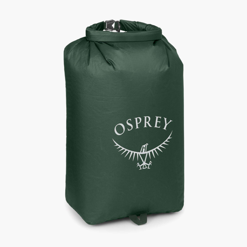 오스프리 울트라라이트 드라이 색 경량 백패킹 드라이백 20L, Tundra Green