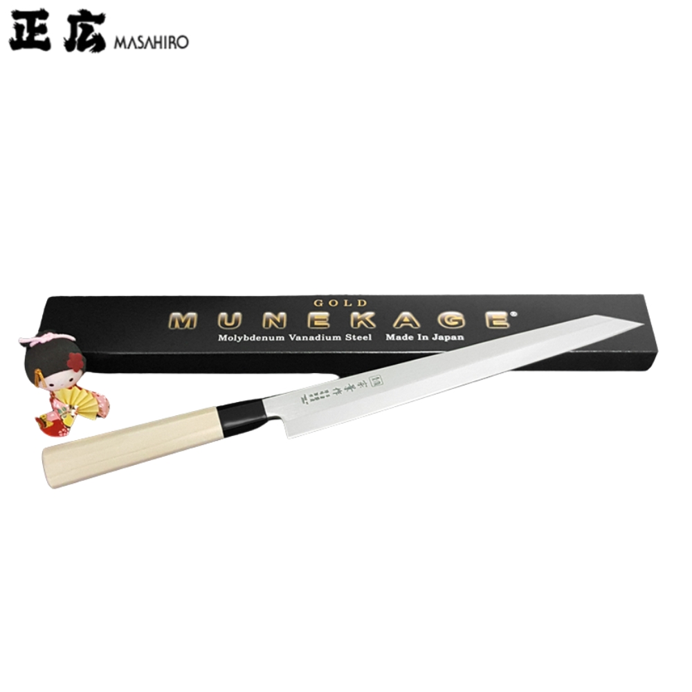 AUS-6 키리츠케 단조 사시미칼 (무네카게) 240mm 270mm 낚시회칼