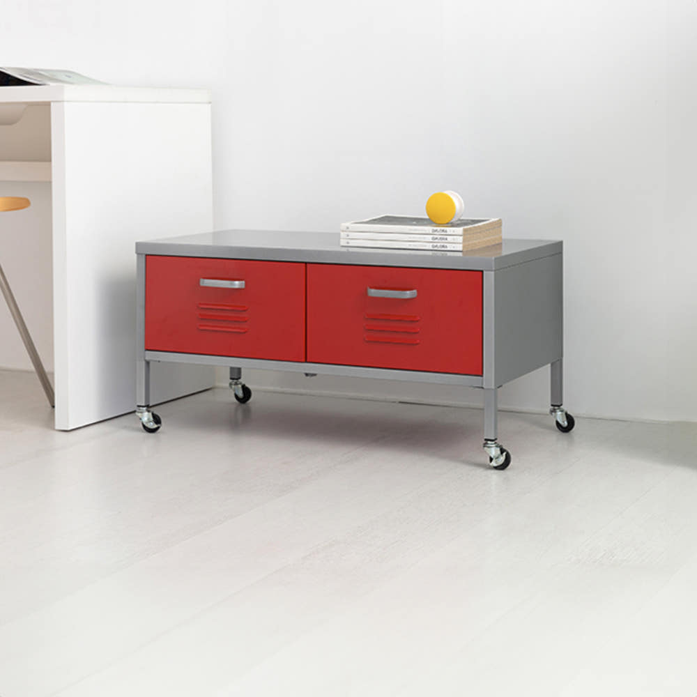 MKB 커피테이블 서랍장 2칸 802402 레드 1213.2921 - 상세 이미지 4