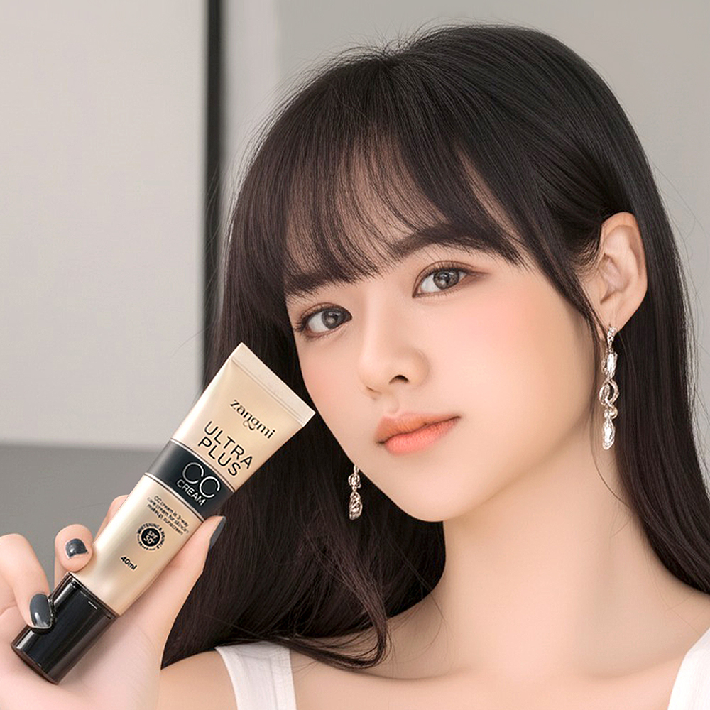 울트라플러스 CC크림 톤업 커버 자외선 차단 40ml SPF50+ - 상세 이미지 2