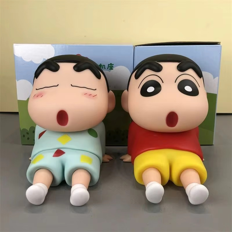 크레용 신짱 신 짱구 맹구 일러스트 포스터 굿즈 피규어 휴대폰 거치대 귀여운 데스크탑 장식품 지지대 미니 Gk 컬렉션 장식 장난감 선물 2 개... 