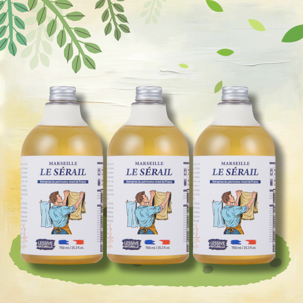 르세라이 수건 속옷 운동복 빨래냄새 제거 중성세제 750ml, 3개 - 상품 이미지