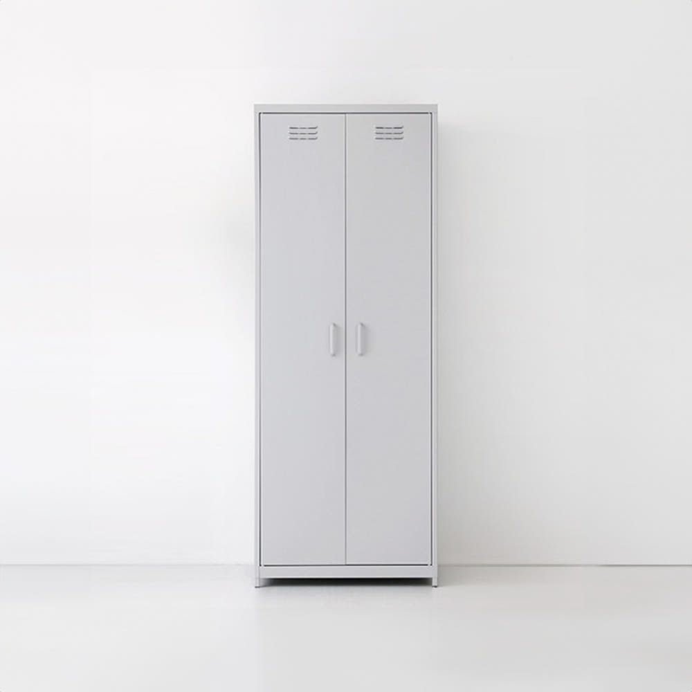 MKB 캐비넷 2단옷장 7602000 2단, 라이트그레이 1527.3919