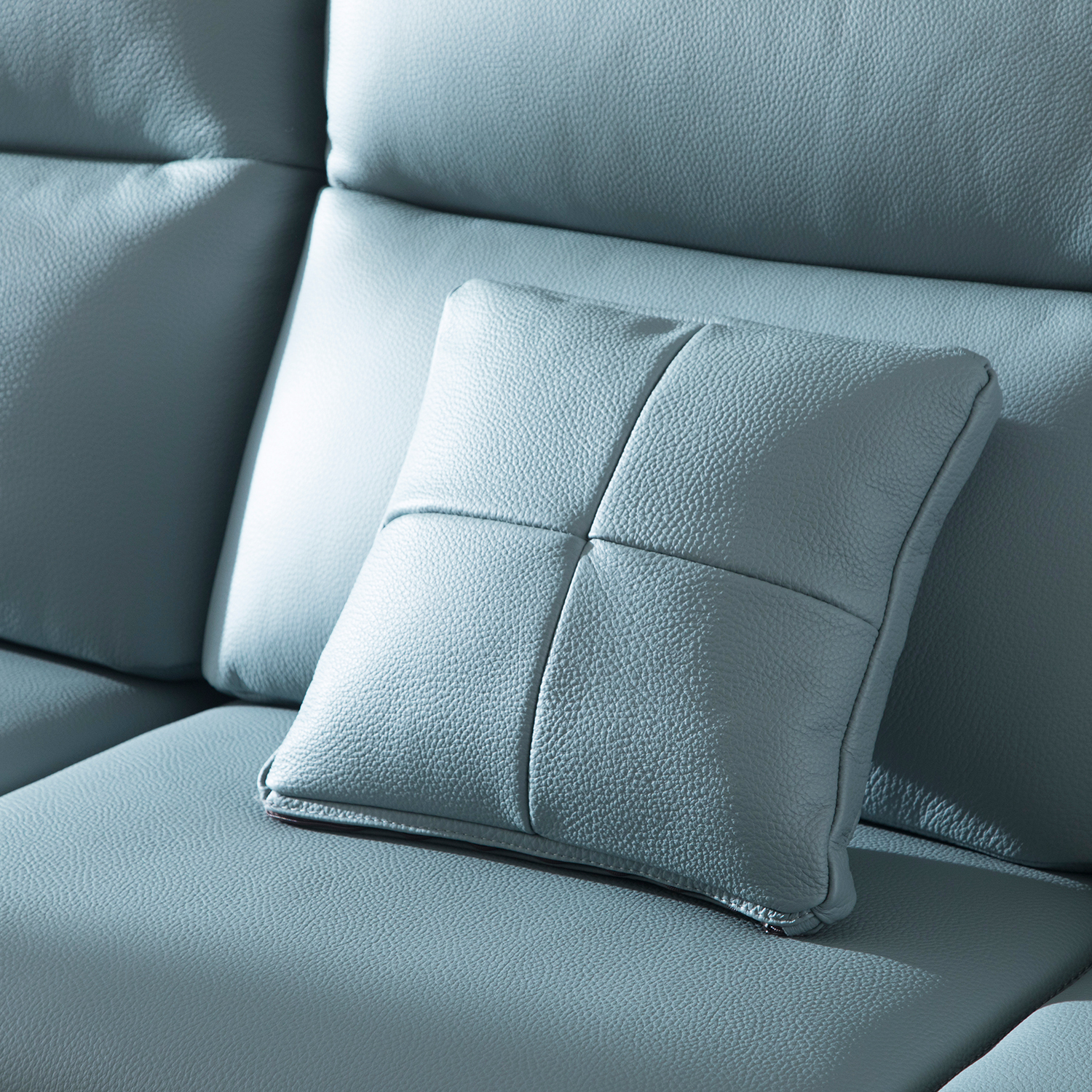 헤르짐머 바움 4인 모듈 이태리 천연 통가죽 소파