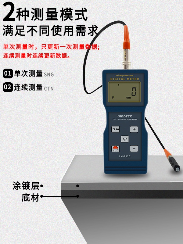 휴대용 진동측정기 진동계 분석기 테스터 CM88200-2000μm ±3~5% 1개 - 상세 이미지 4