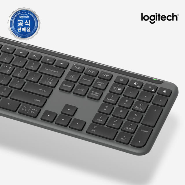 로지텍코리아 공식 시그니처 K950 슬림 무선 블루투스 키보드