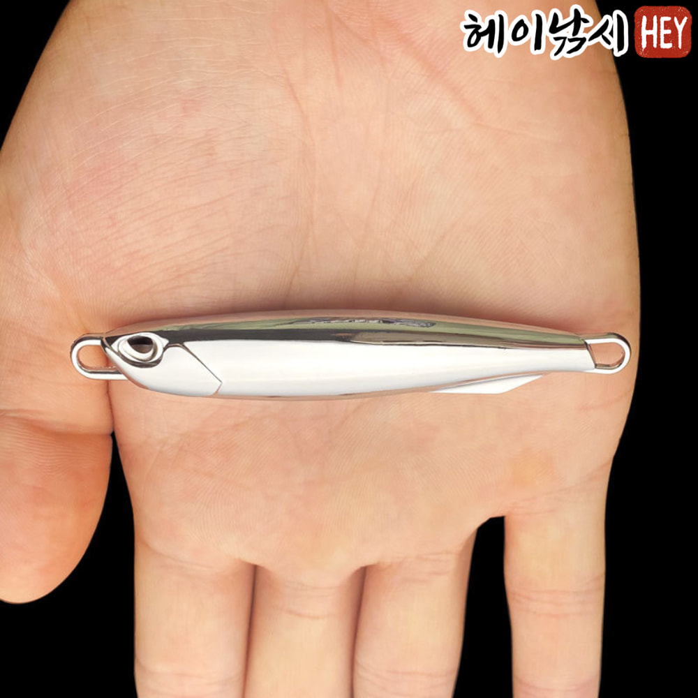 풀크롬 장거리캐스팅 어시스트훅 틴셀 메탈지그 20g - 상세 이미지 3