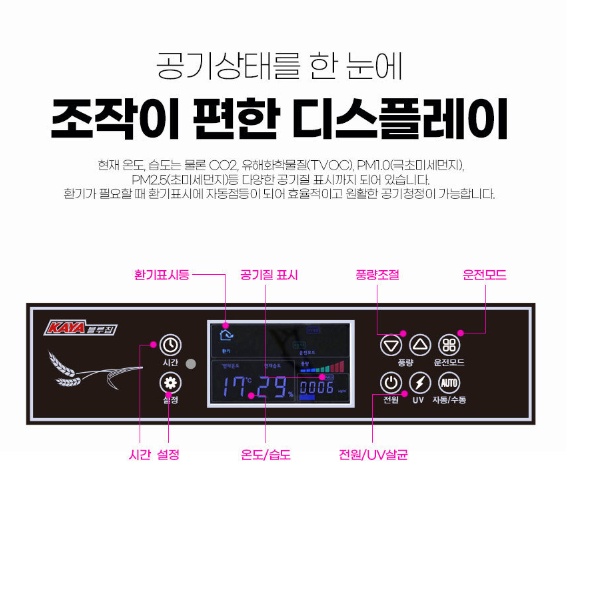 대용량 공기청정기 요양병원 헤파필터 공기청정살균기