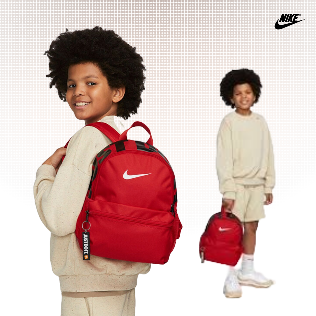 [국내매장판] 나이키 키즈 백팩 책가방 미니 초등학교 보조 신학기 학원 소풍 가방 레드(JDI)