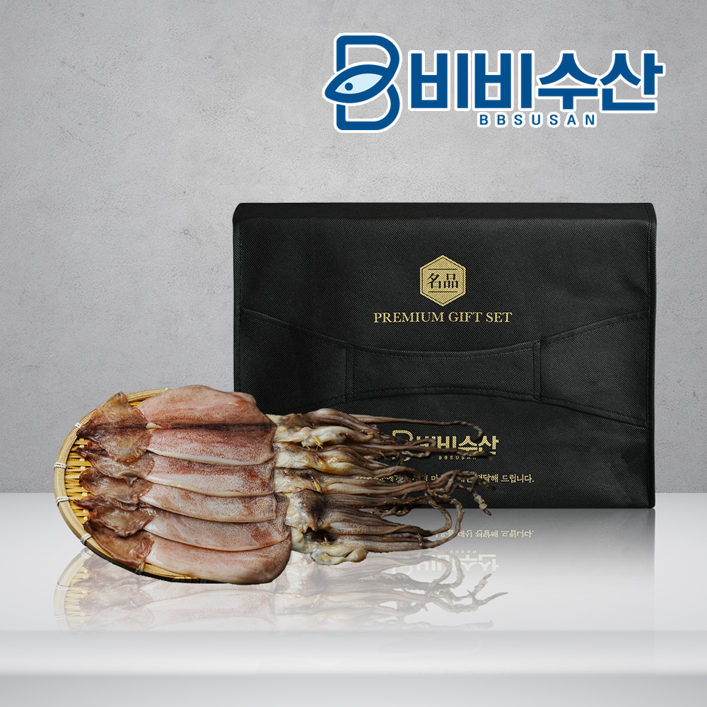 동해안 영덕 구룡포에서 작업한 반건조오징어 피데기 선물세트 - 상품 이미지