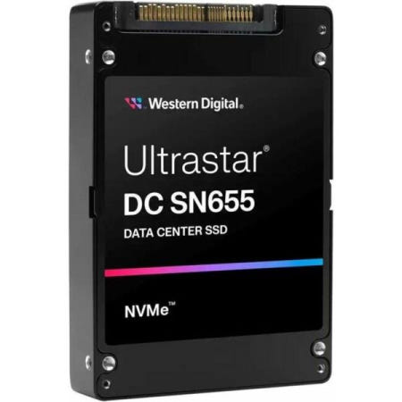 [해외]WD 울트라스타 DC SN655 WUS5EA1A1ESP7E1 15.36TB 솔리드 스테이트 드라이브 - U.3 15mm 내부 PCI Express NVMe [PCI 4.0]