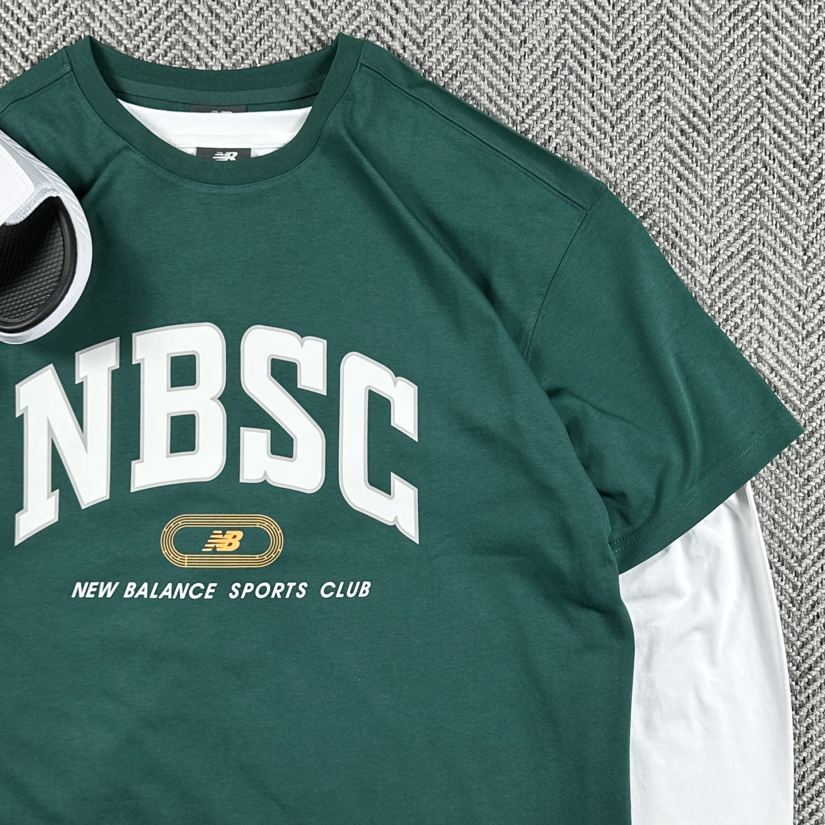 뉴발란스 반팔티 NBSC 오버핏 커플 티셔츠 - 상세 이미지 2