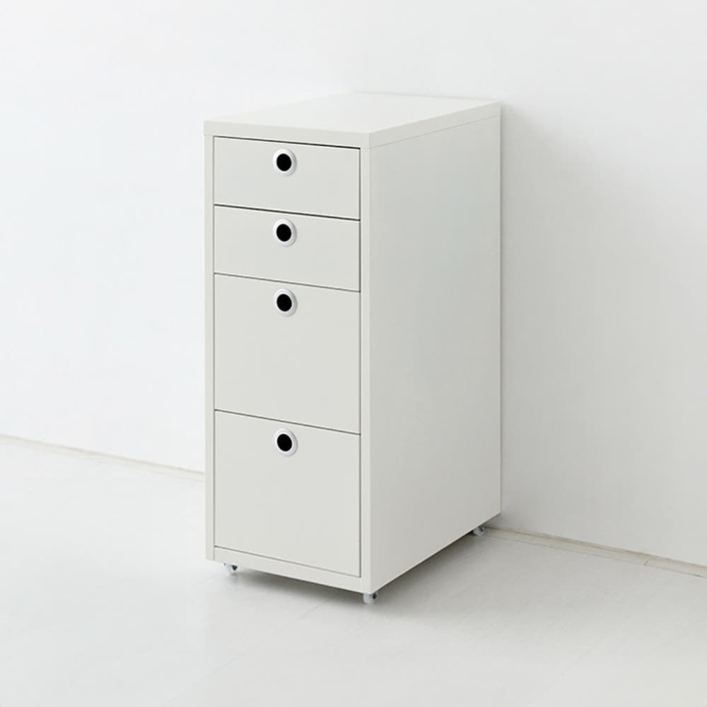 MKB 서랍장 2.2단 280x410x685mm, 2.2단, 다크그레이 9919.2684 이미지 7