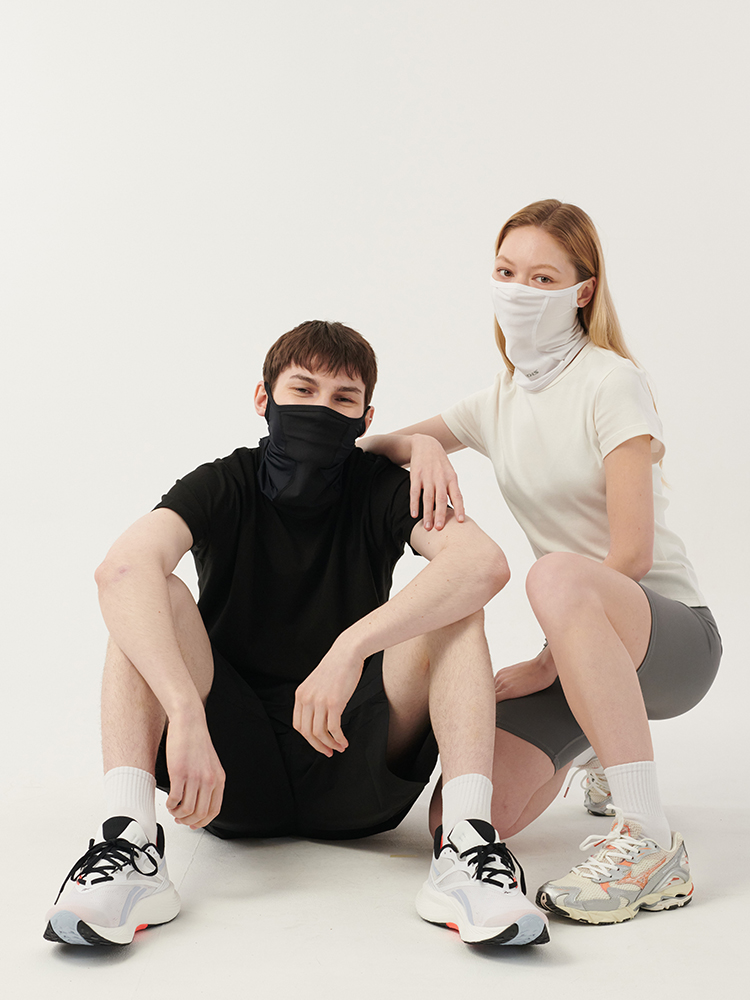 루디스 아웃도어 LUPDUA05 블랙 UV차단 쿨 스포츠마스크 2SET 이미지 8