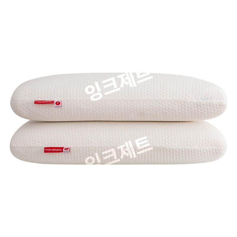 메모리폼 베개 호텔식 수면 필로우 프리미엄 경추 모던 제트 높이40x65x12cm+1팩+베개심-화이트 - 상품 이미지
