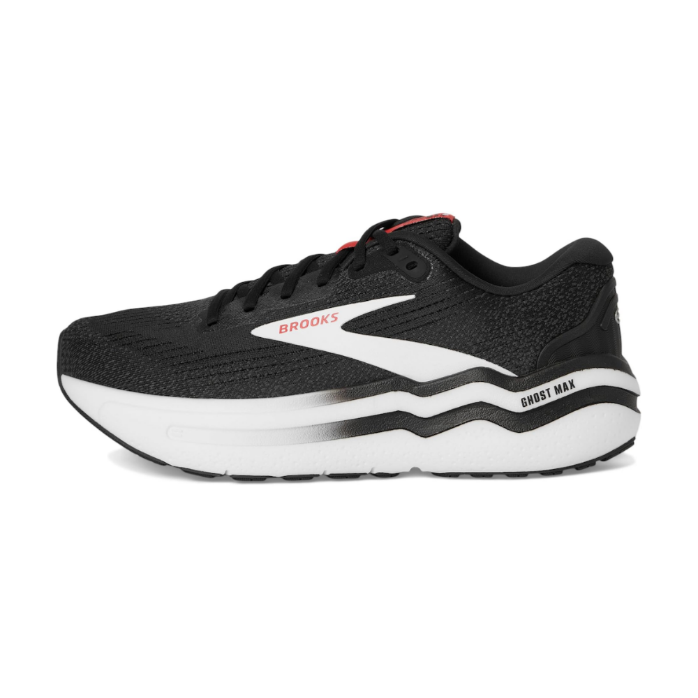 브룩스 Ghost Max 2 남성 런닝화 운동화 Black/White/Fiery Red - 상품 이미지