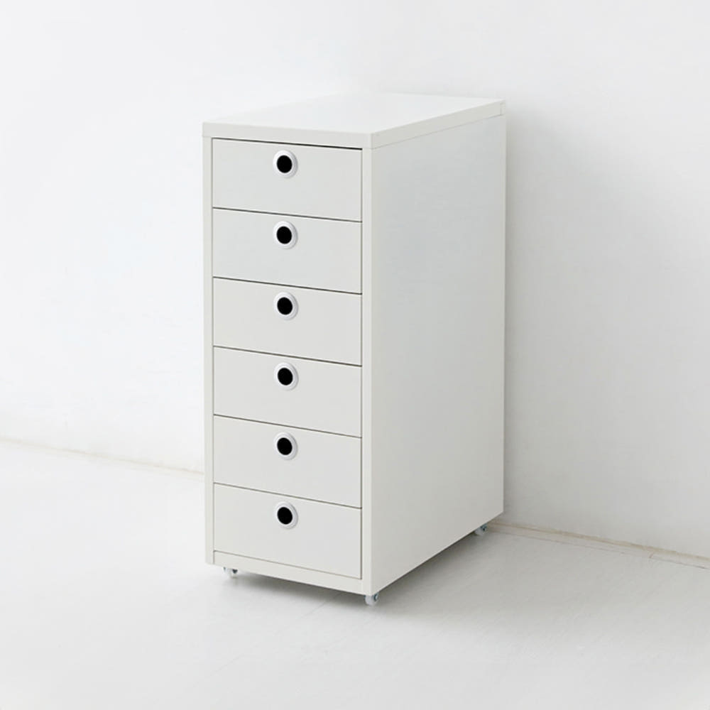 MKB 서랍장 280x410x685mm, 6단, 다크그레이 7365.4007 이미지 8