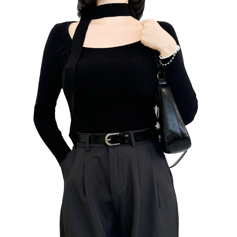 여자 이태리 소가죽 허리띠 데일리 벨트 이미지 4