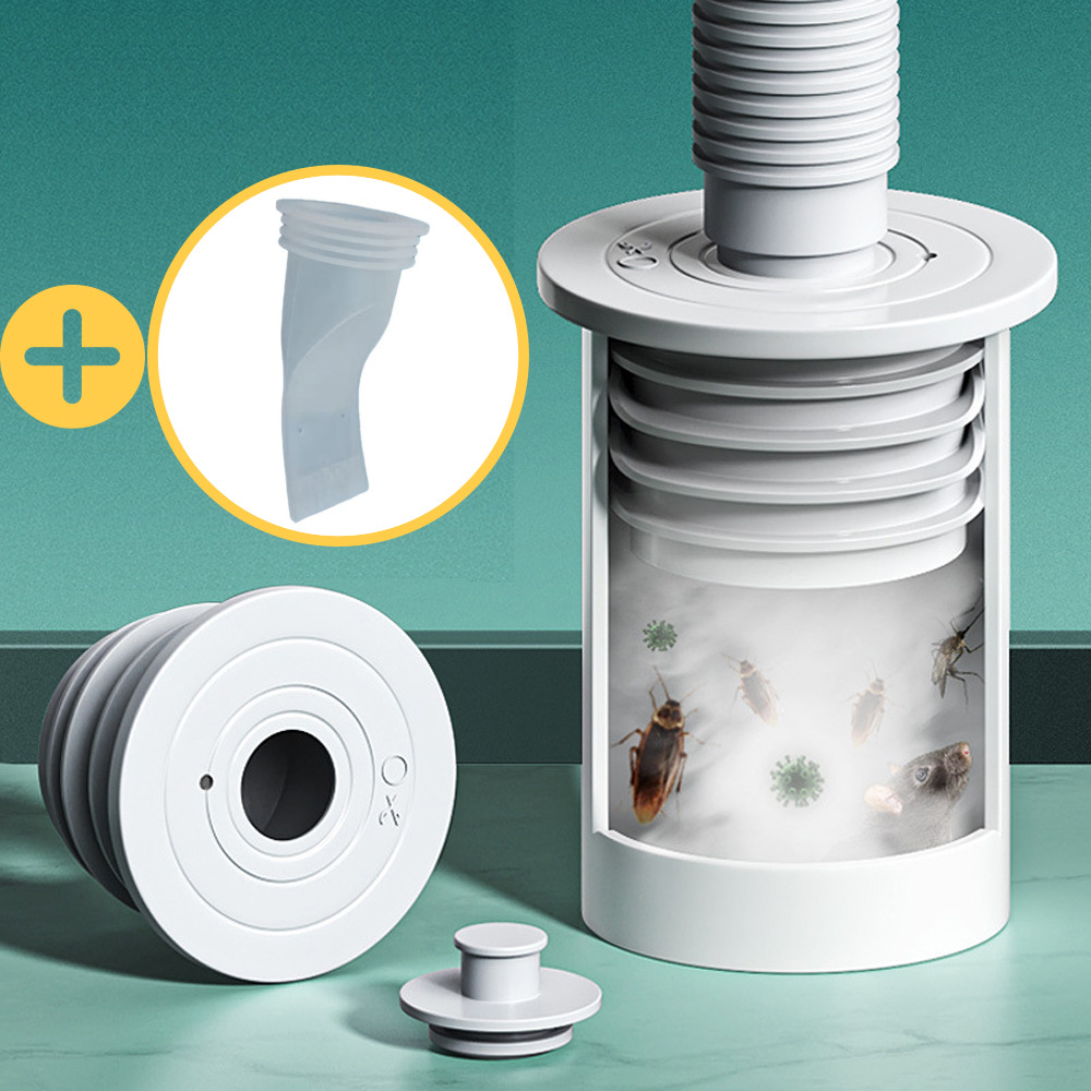 하수구트랩 배수구 세탁기 싱크대 냄새제거 차단 교체 40-50mm