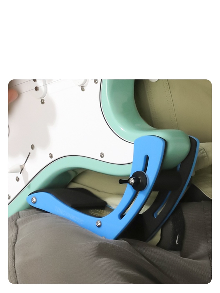 클래식기타 무릎받침대 지지대 기타에이드 공연 어쿠스틱 옐로우 - 상품 이미지