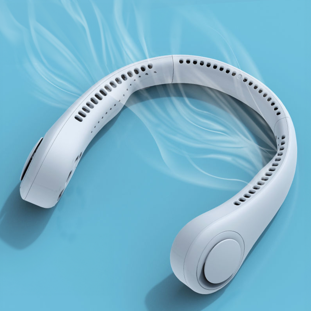 [에어컨바람] 넥선풍기 넥풍기 미니 넥밴드 휴대용 목풍기