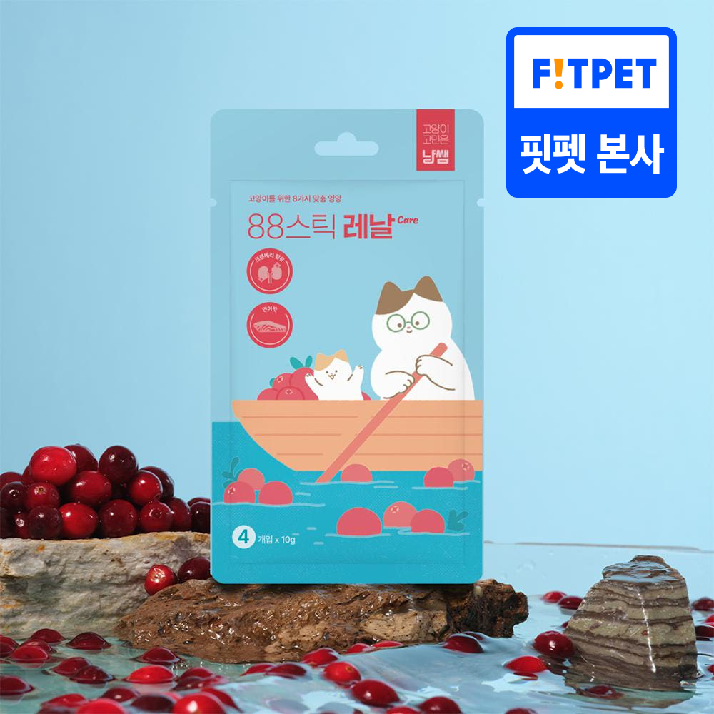냥쌤 88스틱 고양이 짜먹는 간식 영양 스틱 레날케어, 10g, 20개 제품 이미지