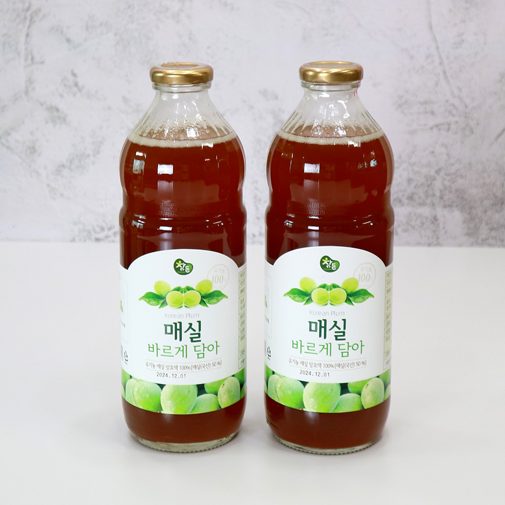 참든 유기농 매실 바르게 담아 1,000ml 매실청 매실액 원액 매실 액기스 엑기스 - 상세 이미지 4